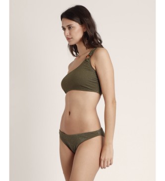 Admas Bikini asymtrique vert Paradis brillant
