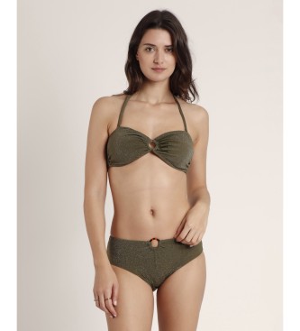 Admas Bikini a fascia Paradise verde lucido