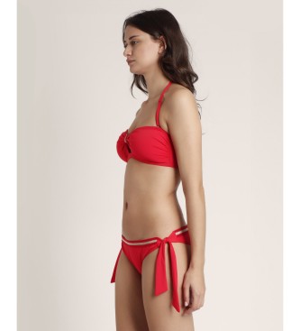 Admas Bikini a fascia rosso Sport Luxe