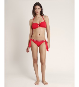 Admas Biquni Bandeau Sport Luxe vermelho