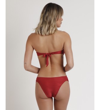 Admas Bikini a fascia con onde rosse