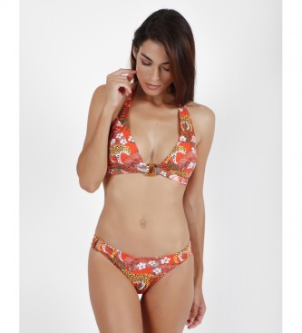Admas Bikini halterneck Jungle Fever orange