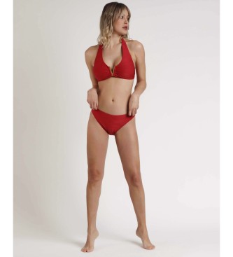 Admas Bikini Halter Waves rot