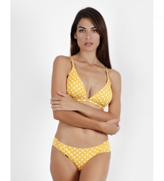 Admas Bikini driehoek beker Life Dots geel