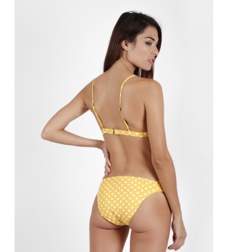 Admas Bikini Triangulo Copa Life Dots amarillo