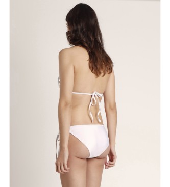 Admas Bikini Triangulo Copa Sequins blanco