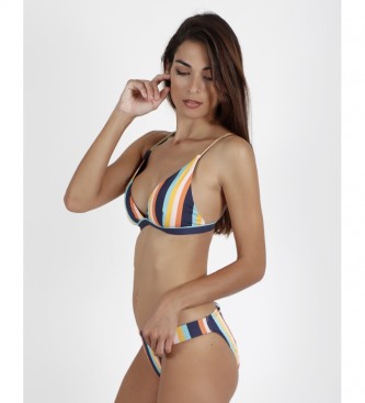 Admas Bikini Triangle Cup Triangle Stripes Colour multicolor
