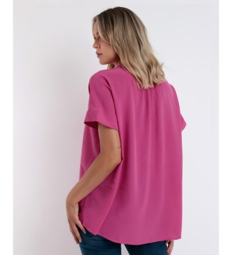 Admas Fluid Short Sleeve Shirt pink