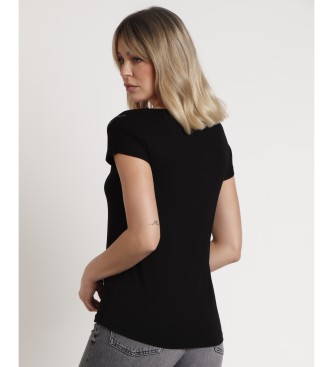Admas T-Shirt  manches courtes Glossy Border noir