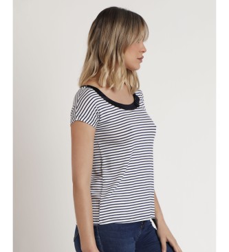 Admas Short Sleeve T-Shirt 2 navy stripes