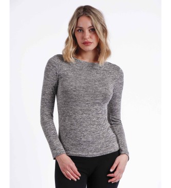 Admas Long Sleeve Warm T-Shirt Barca Neck grey