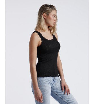 Admas Camiseta Tirante Canal negro