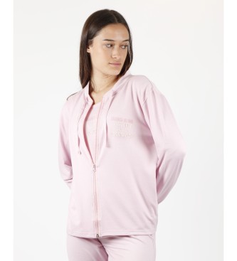 Admas Chaqueta de pijama The Silence rosa