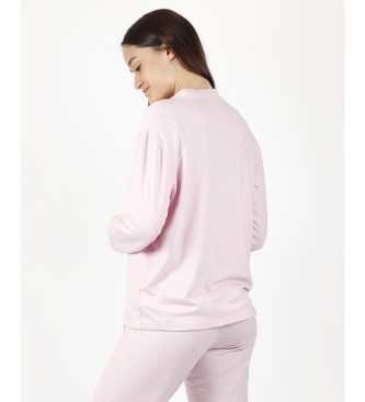 Admas O casaco pyjama Silence rosa
