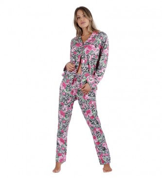 Admas Pyjama Jungle fuchsia