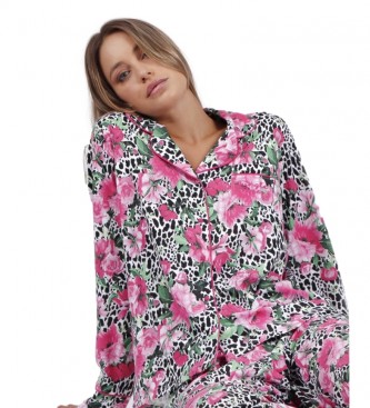 Admas Jungle fuchsia pyjama