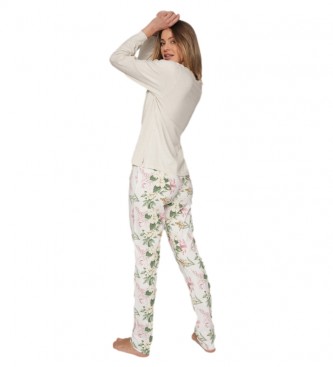 Admas Flower Soft beige pajamas