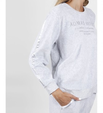Admas Pyjama Sport Home gris