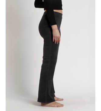 Admas Long Stretch Trousers Corduroy Bell Stretch Trousers black