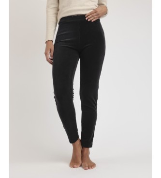 Admas Corduroy lange stretch broek zwart