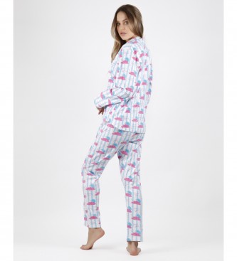 Admas Pyjama ouvert Sweet Dreams bleu, rose