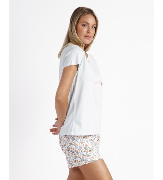 Admas Zomerliefde korte mouwen pyjama blauw