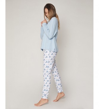 Admas Cool Winter pyjamas blue