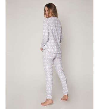 Admas Pijama de sonho cinzento