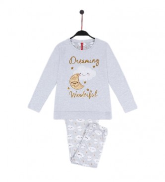Admas Dreaming Wonderful Pyjamas grau