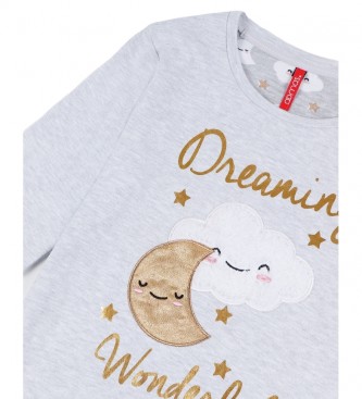 Admas Dreaming Wonderful Pyjamas grau