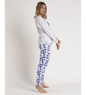 Admas Pyjama manches longues Dreams Come True gris