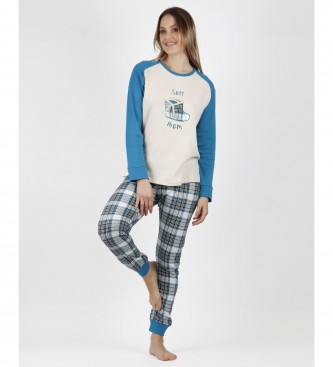 Admas Pyjama Limited Edition blauw