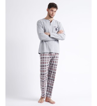 Admas Lou Lou Goodnight pyjamas long sleeve grey
