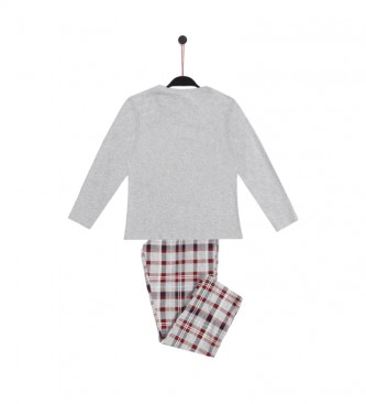 Admas Lou Lou Godnat-pyjamas langrmet gr