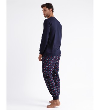 Admas Pyjama  manches longues Scooter A Navy
