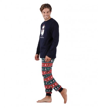 Admas Pyjama marine de Noël