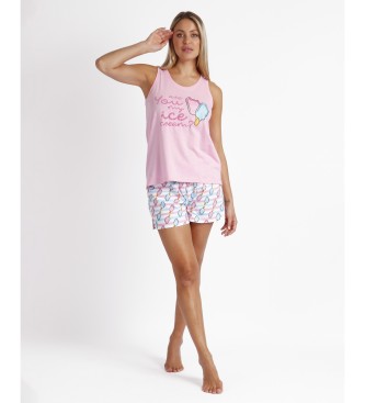Admas Ice Cream rmels pyjamas pink