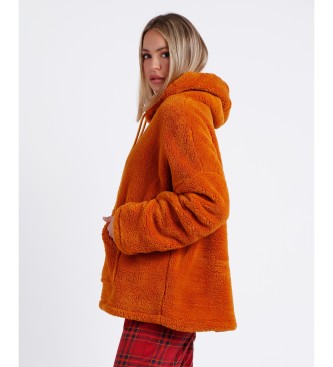 Admas Sweatshirt Manches longues Warm Corel Hooded orange