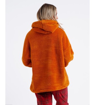 Admas Sweatshirt Langarm Warm Corel Hooded orange