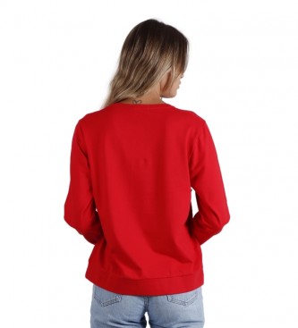 Admas Oh Deer Long Sweatshirt vermelho