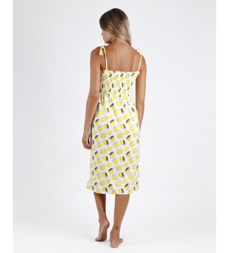 Admas Beach Dress Lemon Yellow