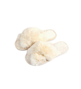 Admas Elegant white slippers