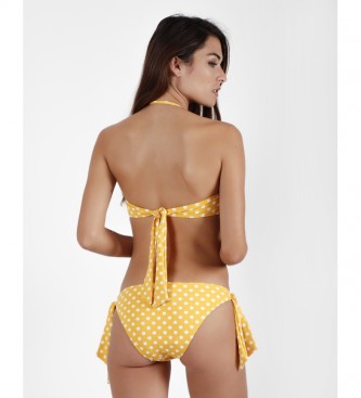 Admas Bikini Bandeau Bikini Cup Life Dots amarelo