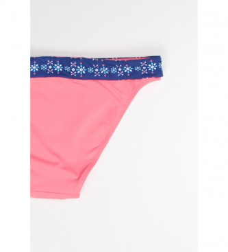 Admas Culotte rose rptitive pour mini bikini