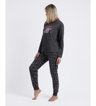 Admas Planet Long Sleeve Pyjamas grey