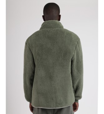 Admas Save Tree Green Long Sleeve Coat