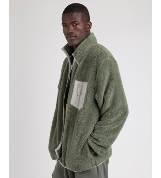 Admas Save Tree Green Long Sleeve Coat