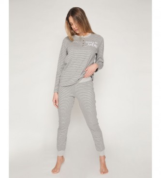 Admas Pyjama Relax gris