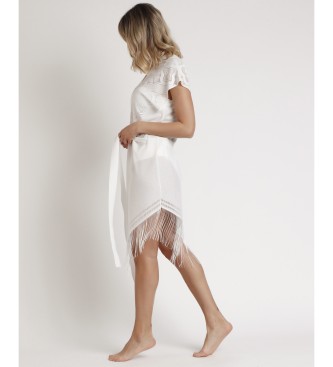 Admas Short Sleeve Dress Sunset Palm white
