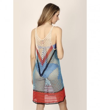 Admas Multicolored Tribal Beach Dress